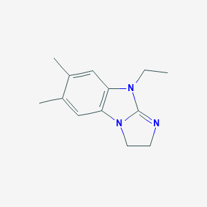 molecular formula C13H17N3 B378144 9-ethyl-6,7-dimethyl-2,9-dihydro-3H-imidazo[1,2-a]benzimidazole 