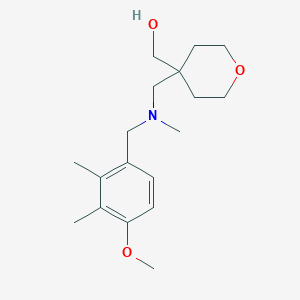 (4-{[(4-methoxy-2,3-dimethylbenzyl)(methyl)amino]methyl}tetrahydro-2H-pyran-4-yl)methanol