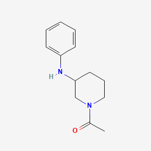 molecular formula C13H18N2O B3781669 1-acetyl-N-phenyl-3-piperidinamine 