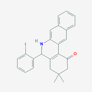 5-(2-iodophenyl)-3,3-dimethyl-3,4,5,6-tetrahydrobenzo[b]phenanthridin-1(2H)-one