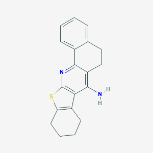 molecular formula C19H18N2S B378173 5,6,8,9,10,11-Hexahydrobenzo[h][1]benzothieno[2,3-b]quinolin-7-amine CAS No. 325729-34-8