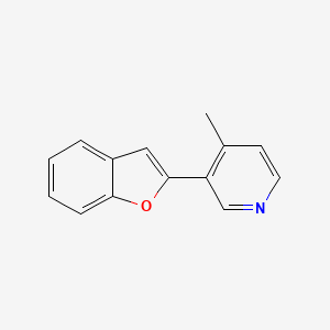 3-(1-benzofuran-2-yl)-4-methylpyridine