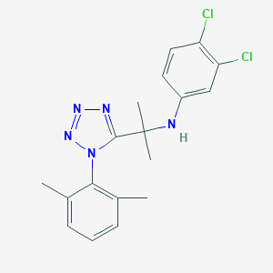 N-(3,4-dichlorophenyl)-N-{1-[1-(2,6-dimethylphenyl)-1H-tetraazol-5-yl]-1-methylethyl}amine