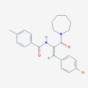 N-[1-(1-azepanylcarbonyl)-2-(4-bromophenyl)vinyl]-4-methylbenzamide