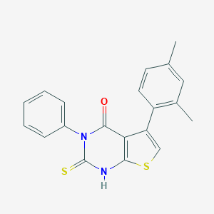 5-(2,4-dimethylphenyl)-3-phenyl-2-thioxo-2,3-dihydrothieno[2,3-d]pyrimidin-4(1H)-one