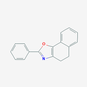 molecular formula C17H13NO B378221 2-Phenyl-4,5-dihydronaphtho[2,1-d][1,3]oxazole 