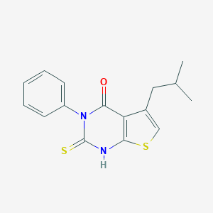 5-isobutyl-3-phenyl-2-thioxo-2,3-dihydrothieno[2,3-d]pyrimidin-4(1H)-one