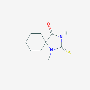molecular formula C9H14N2OS B378229 1-Methyl-2-thioxo-1,3-diazaspiro[4.5]decan-4-one 