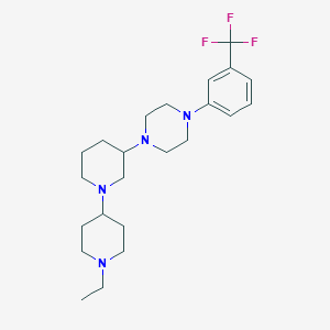 1'-ethyl-3-{4-[3-(trifluoromethyl)phenyl]-1-piperazinyl}-1,4'-bipiperidine