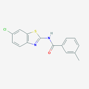 N-(6-chloro-1,3-benzothiazol-2-yl)-3-methylbenzamide