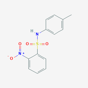 molecular formula C13H12N2O4S B378236 N-(4-methylphenyl)-2-nitrobenzenesulfonamide CAS No. 63228-66-0