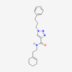 N-[2-(1-cyclohexen-1-yl)ethyl]-1-(3-phenylpropyl)-1H-1,2,3-triazole-4-carboxamide