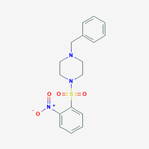 1-Benzyl-4-(2-nitro-benzenesulfonyl)-piperazine