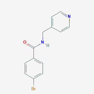 molecular formula C13H11BrN2O B378240 4-bromo-N-(pyridin-4-ylmethyl)benzamide 