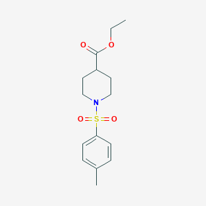 molecular formula C15H21NO4S B378243 Ethyl 1-[(4-methylphenyl)sulfonyl]piperidine-4-carboxylate CAS No. 297180-07-5