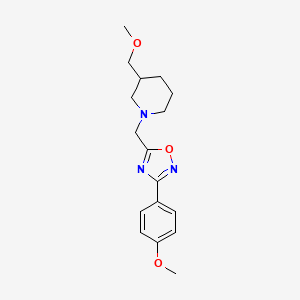 3-(methoxymethyl)-1-{[3-(4-methoxyphenyl)-1,2,4-oxadiazol-5-yl]methyl}piperidine