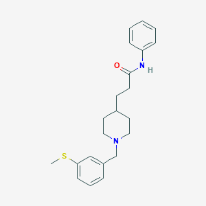 3-{1-[3-(methylthio)benzyl]-4-piperidinyl}-N-phenylpropanamide