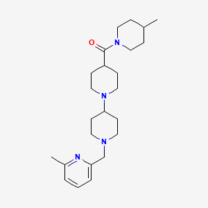 4-[(4-methyl-1-piperidinyl)carbonyl]-1'-[(6-methyl-2-pyridinyl)methyl]-1,4'-bipiperidine