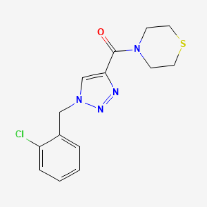 4-{[1-(2-chlorobenzyl)-1H-1,2,3-triazol-4-yl]carbonyl}thiomorpholine