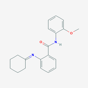 2-(cyclohexylideneamino)-N-(2-methoxyphenyl)benzamide