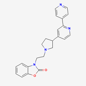 3-{2-[3-(2,4'-bipyridin-4-yl)pyrrolidin-1-yl]ethyl}-1,3-benzoxazol-2(3H)-one