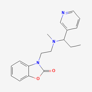 3-{2-[methyl(1-pyridin-3-ylpropyl)amino]ethyl}-1,3-benzoxazol-2(3H)-one