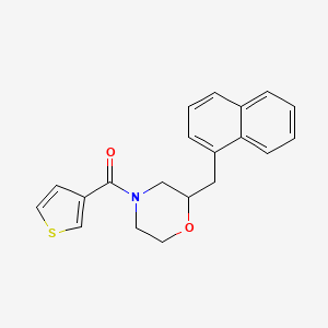 2-(1-naphthylmethyl)-4-(3-thienylcarbonyl)morpholine