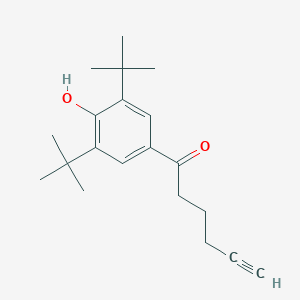 molecular formula C20H28O2 B037834 Tebufelone CAS No. 112018-00-5