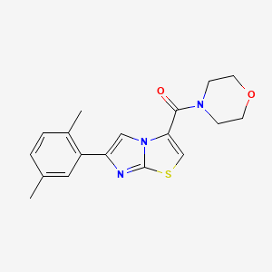 6-(2,5-dimethylphenyl)-3-(4-morpholinylcarbonyl)imidazo[2,1-b][1,3]thiazole