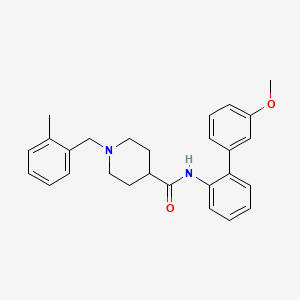 N-(3'-methoxy-2-biphenylyl)-1-(2-methylbenzyl)-4-piperidinecarboxamide