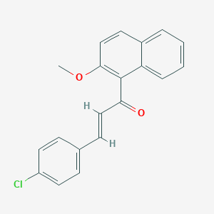 3-(4-Chloro-phenyl)-1-(2-methoxy-naphthalen-1-yl)-propenone