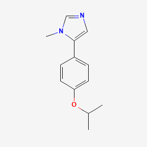 5-(4-isopropoxyphenyl)-1-methyl-1H-imidazole