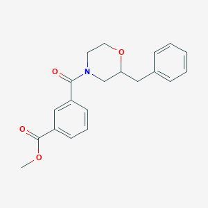 methyl 3-[(2-benzyl-4-morpholinyl)carbonyl]benzoate