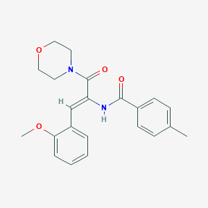 N-[2-(2-methoxyphenyl)-1-(4-morpholinylcarbonyl)vinyl]-4-methylbenzamide