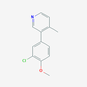 3-(3-chloro-4-methoxyphenyl)-4-methylpyridine