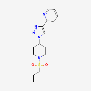 2-{1-[1-(propylsulfonyl)-4-piperidinyl]-1H-1,2,3-triazol-4-yl}pyridine