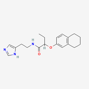 N-[2-(1H-imidazol-4-yl)ethyl]-2-(5,6,7,8-tetrahydronaphthalen-2-yloxy)butanamide