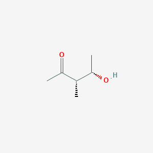 molecular formula C6H12O2 B037846 (3S,4S)-3-Methyl-4-hydroxy-2-pentanone CAS No. 115936-19-1