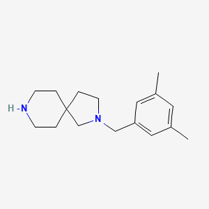 molecular formula C17H26N2 B3784692 2-(3,5-dimethylbenzyl)-2,8-diazaspiro[4.5]decane dihydrochloride 