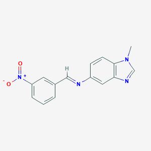 5-({3-nitrobenzylidene}amino)-1-methyl-1H-benzimidazole