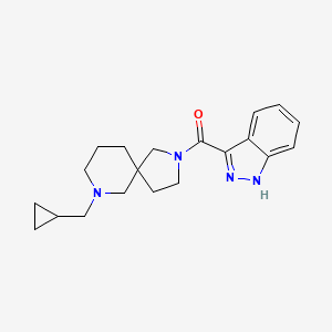 7-(cyclopropylmethyl)-2-(1H-indazol-3-ylcarbonyl)-2,7-diazaspiro[4.5]decane