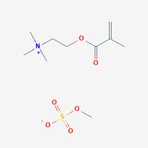 molecular formula C10H21NO6S B037850 [2-(甲基丙烯酰氧基)乙基]三甲基溴化铵 CAS No. 6891-44-7