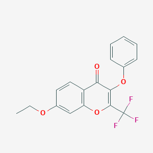 7-ethoxy-3-phenoxy-2-(trifluoromethyl)-4H-chromen-4-one