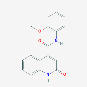 2-hydroxy-N-(2-methoxyphenyl)quinoline-4-carboxamide