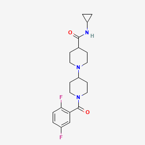 N-cyclopropyl-1'-(2,5-difluorobenzoyl)-1,4'-bipiperidine-4-carboxamide