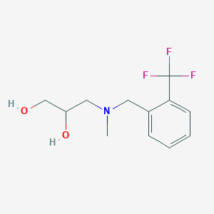 3-{methyl[2-(trifluoromethyl)benzyl]amino}propane-1,2-diol