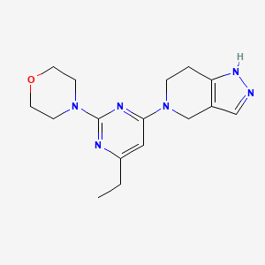 5-(6-ethyl-2-morpholin-4-ylpyrimidin-4-yl)-4,5,6,7-tetrahydro-1H-pyrazolo[4,3-c]pyridine