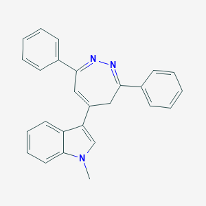 3-(3,7-diphenyl-4H-1,2-diazepin-5-yl)-1-methyl-1H-indole