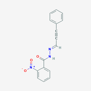 2-nitro-N'-(3-phenyl-2-propynylidene)benzohydrazide