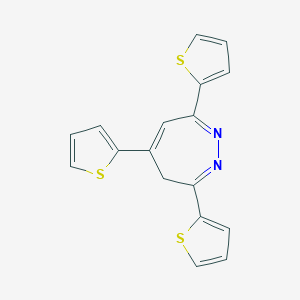 3,5,7-Tri(2-thienyl)-4H-1,2-diazepine